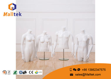 Half Body Shop Display Fittings Upper Body Male Female Torso Mannequin