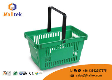 Eco - Friendly Supermarket Shopping Basket Plastic Grocery Hand Baskets