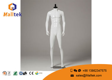 FRP Clothing Showing Male Model Props Retail Shop Fittings With Wooden Cover