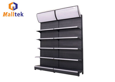 Custom Supermarket Gondola Shelving Retail Display Racks For Convenience Store