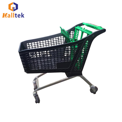 نصف پلاستیک سوپرمارکت کالسکه خرید 130 لیتر 80kg-160kg